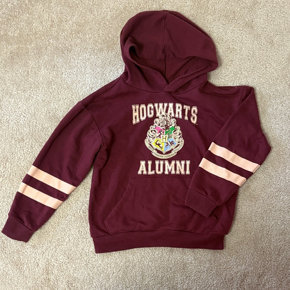 Kids medium Harry Potter Burgundy Hooded Sweatshirt